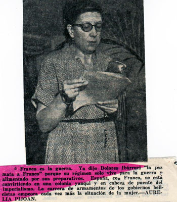 Salón Orquídea de México, intervención de Aurelia Pijoan, 23 de mayo de 1953